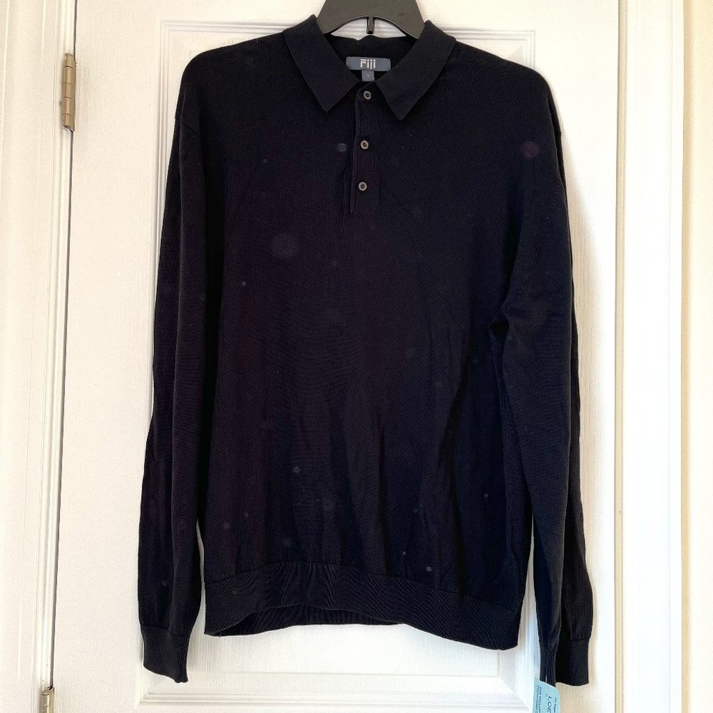 New Men's Fiji Sweater Black Size L